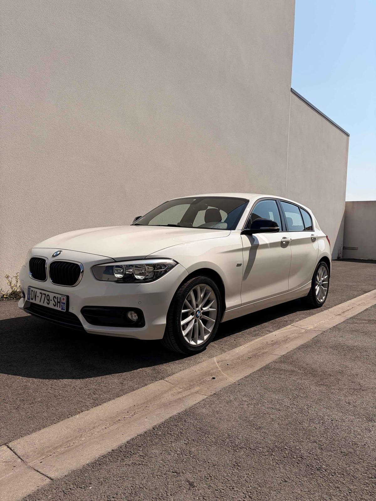 Bmw serie1 blanche — nettoyage B Clean Master