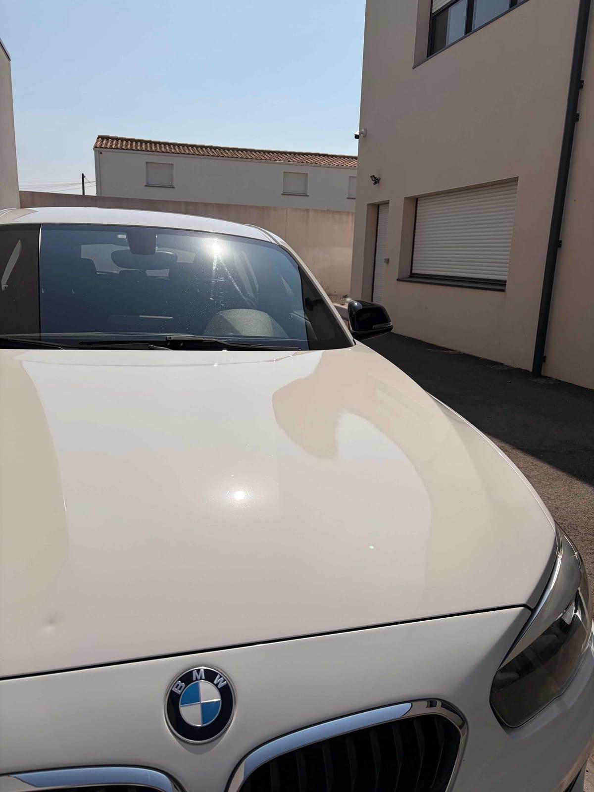 Bmw serie1 blanche — nettoyage B Clean Master